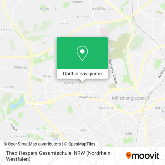 Theo Hespers Gesamtschule Karte