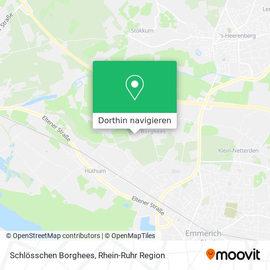 Schlösschen Borghees Karte