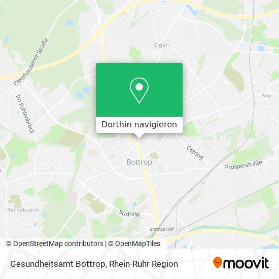 Gesundheitsamt Bottrop Karte