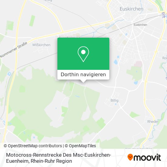 Motocross-Rennstrecke Des Msc-Euskirchen-Euenheim Karte