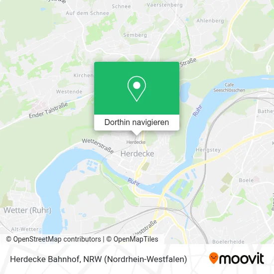 Herdecke Bahnhof Karte