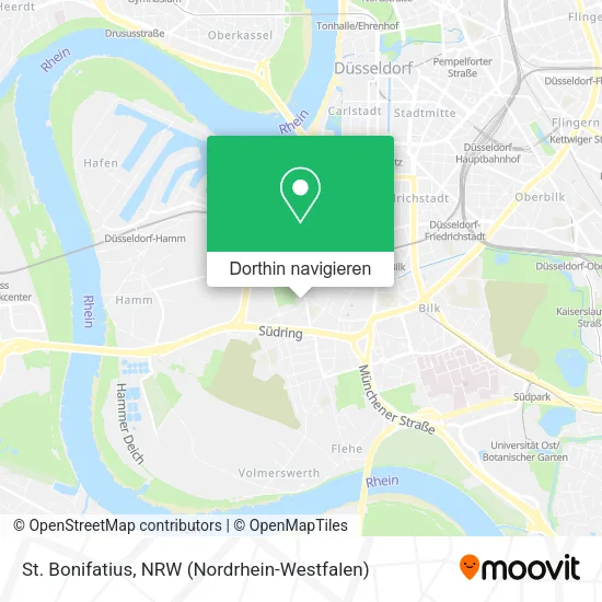 St. Bonifatius Karte