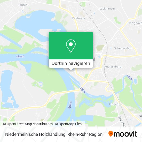 Niederrheinische Holzhandlung Karte