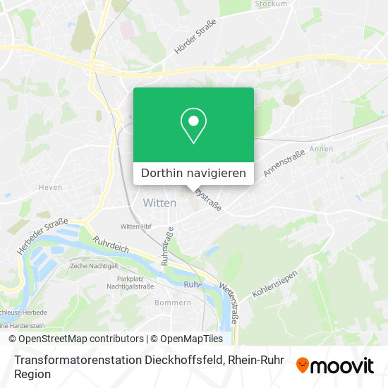 Transformatorenstation Dieckhoffsfeld Karte