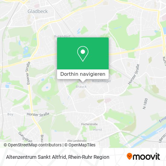 Altenzentrum Sankt Altfrid Karte