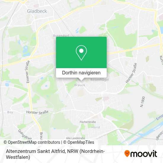 Altenzentrum Sankt Altfrid Karte