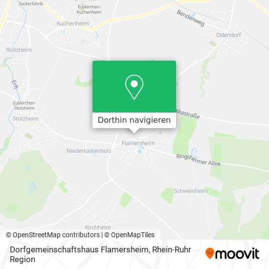 Dorfgemeinschaftshaus Flamersheim Karte