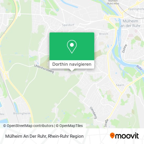 Mülheim An Der Ruhr Karte