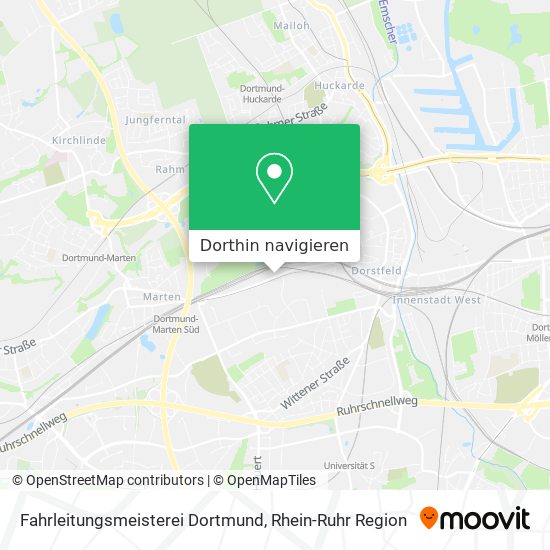 Fahrleitungsmeisterei Dortmund Karte