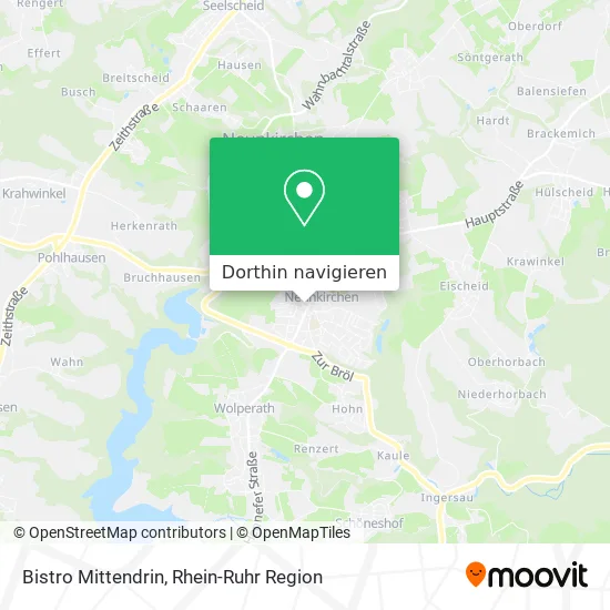 Bistro Mittendrin Karte