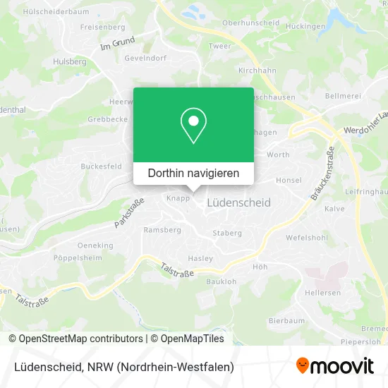 Lüdenscheid Karte