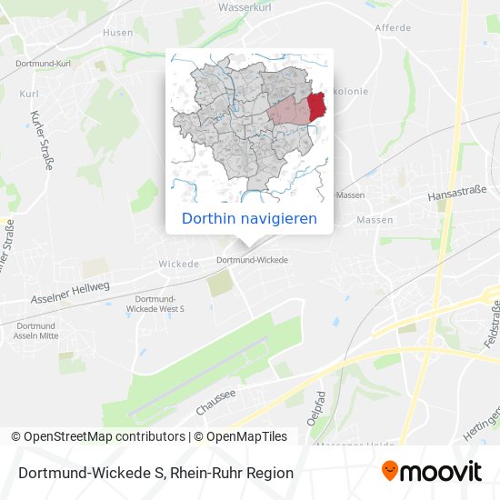 Dortmund-Wickede S Karte