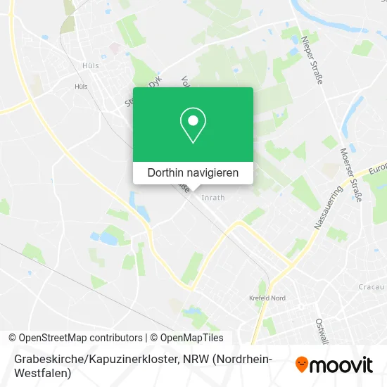 Grabeskirche/Kapuzinerkloster Karte