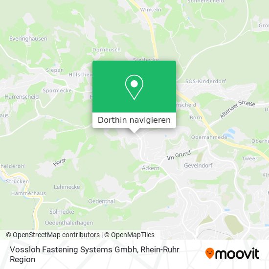 Vossloh Fastening Systems Gmbh Karte