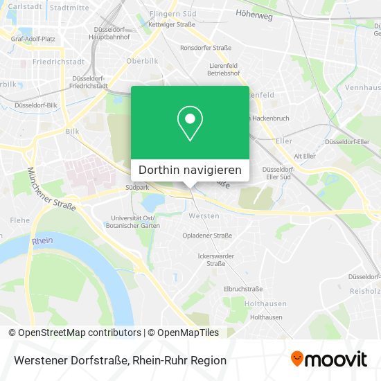 Werstener Dorfstraße Karte