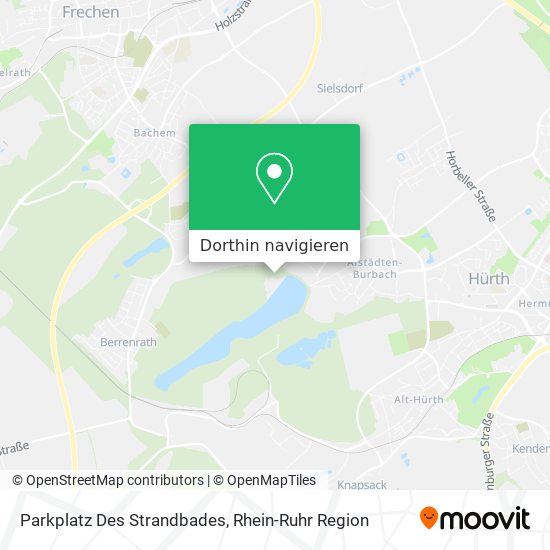Parkplatz Des Strandbades Karte