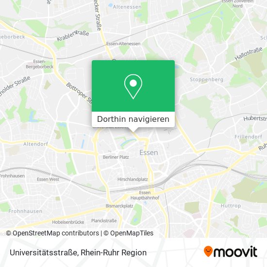 Universitätsstraße Karte