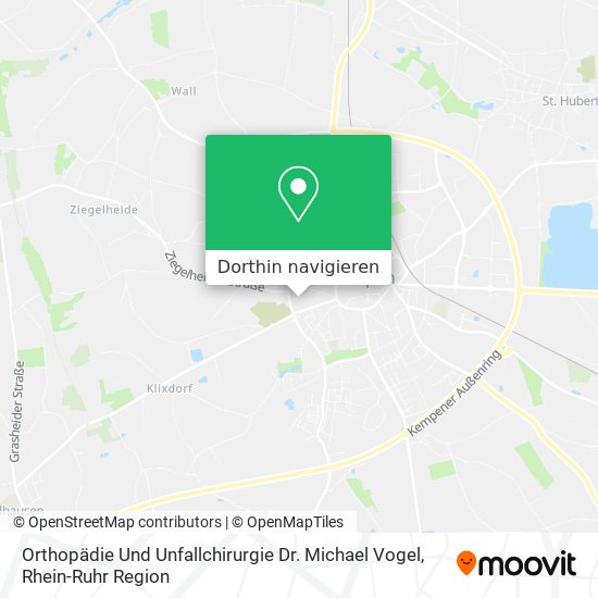 Orthopädie Und Unfallchirurgie Dr. Michael Vogel Karte