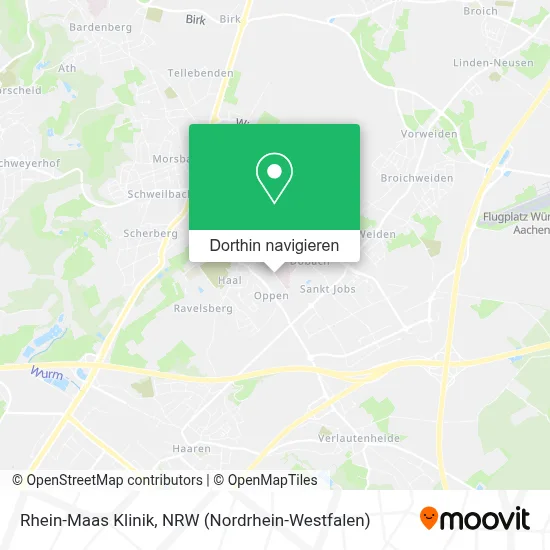 Rhein-Maas Klinik Karte