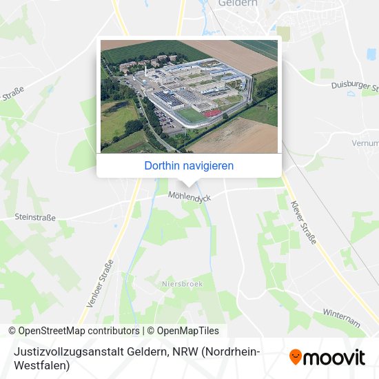 Justizvollzugsanstalt Geldern Karte