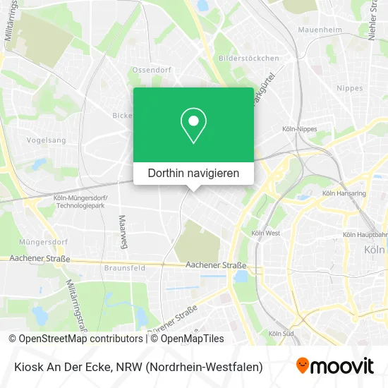 Kiosk An Der Ecke Karte