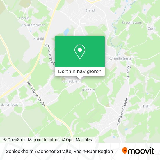 Schleckheim Aachener Straße Karte