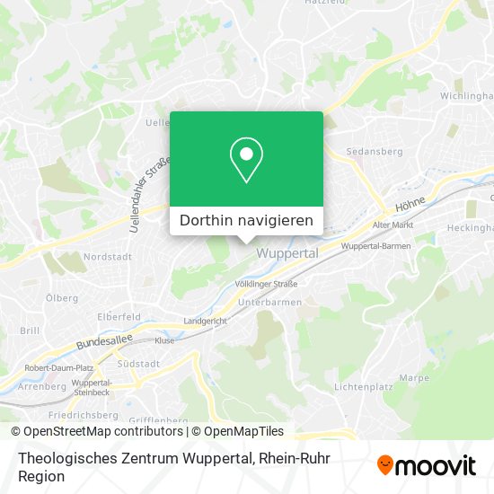 Theologisches Zentrum Wuppertal Karte