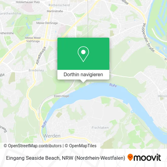 Eingang Seaside Beach Karte