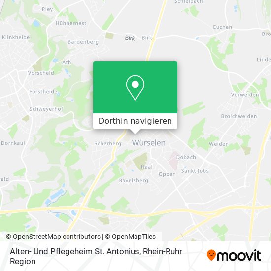 Alten- Und Pflegeheim St. Antonius Karte