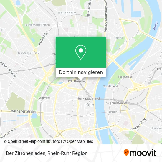 Der Zitronenladen Karte