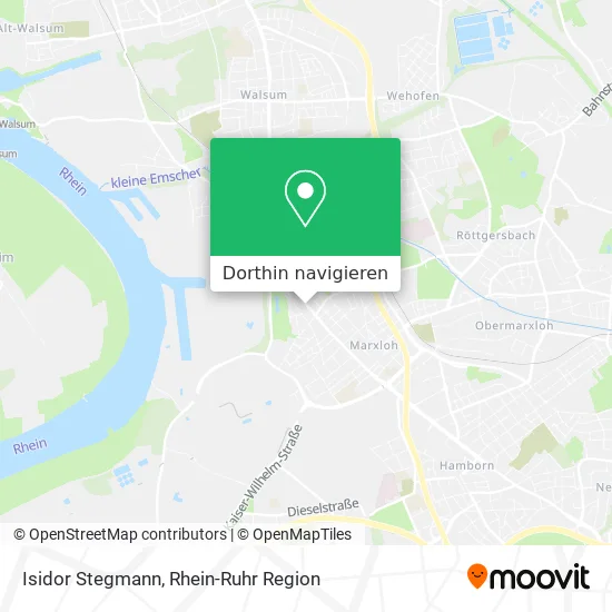 Isidor Stegmann Karte