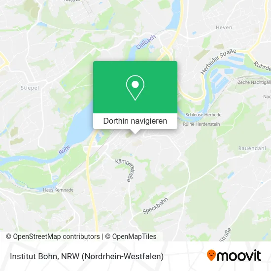 Institut Bohn Karte