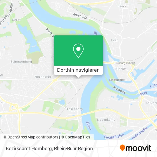 Bezirksamt Homberg Karte