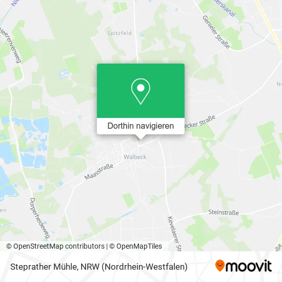 Steprather Mühle Karte