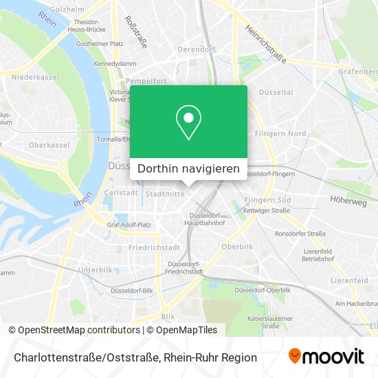 Charlottenstraße/Oststraße Karte