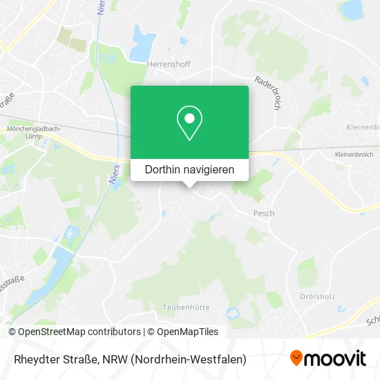 Rheydter Straße Karte