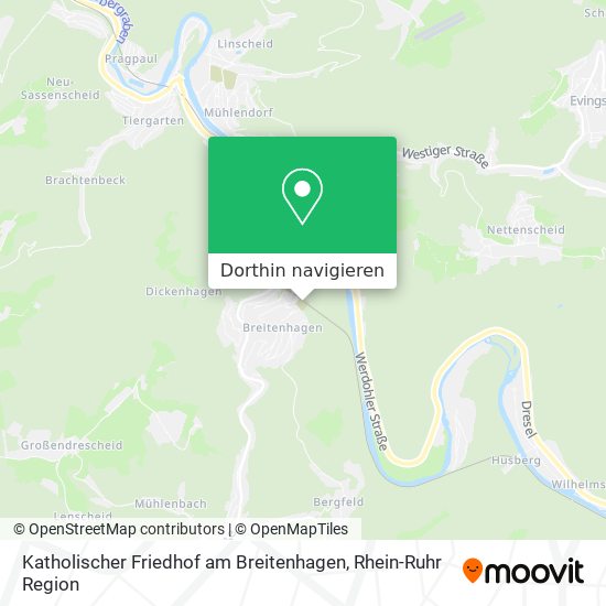 Katholischer Friedhof am Breitenhagen Karte
