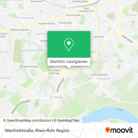 Manfredstraße Karte