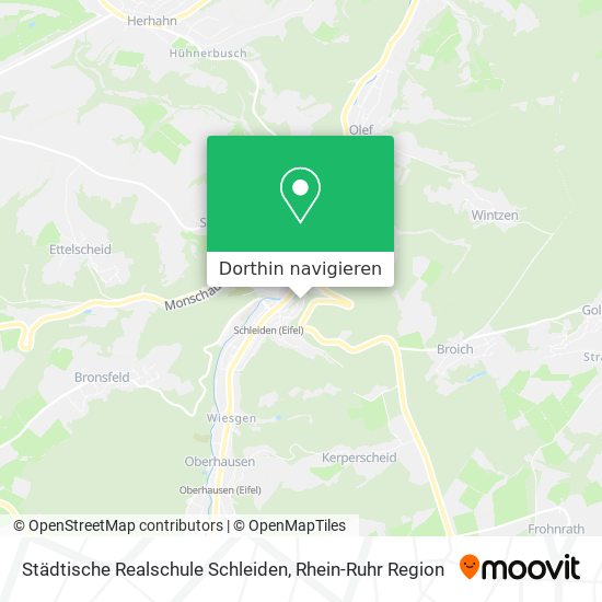 Städtische Realschule Schleiden Karte