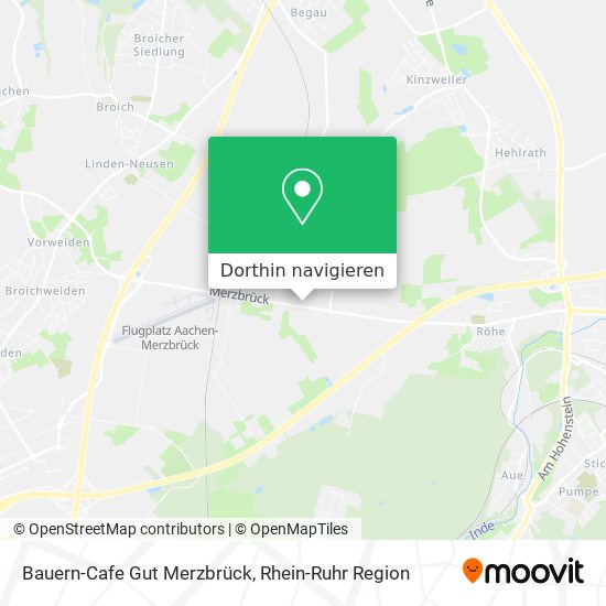 Bauern-Cafe Gut Merzbrück Karte