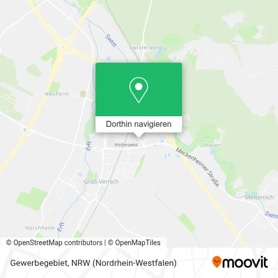 Gewerbegebiet Karte