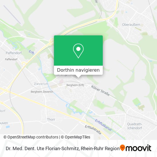 Dr. Med. Dent. Ute Florian-Schmitz Karte