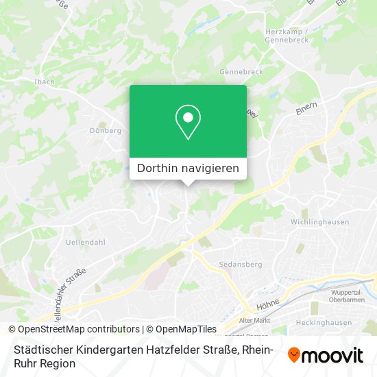 Städtischer Kindergarten Hatzfelder Straße Karte