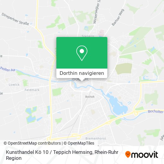Kunsthandel Kö 10 / Teppich Hemsing Karte