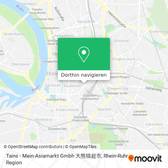 Tains - Mein-Asiamarkt Gmbh 大熊猫超市 Karte