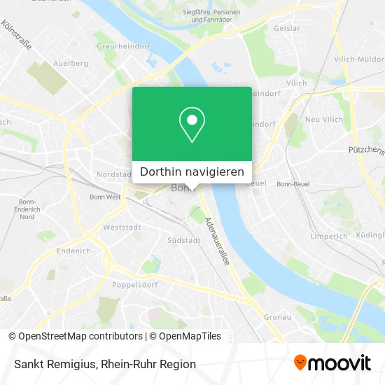 Sankt Remigius Karte