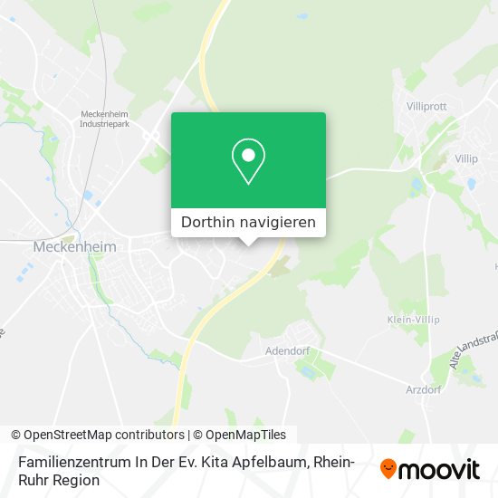 Familienzentrum In Der Ev. Kita Apfelbaum Karte