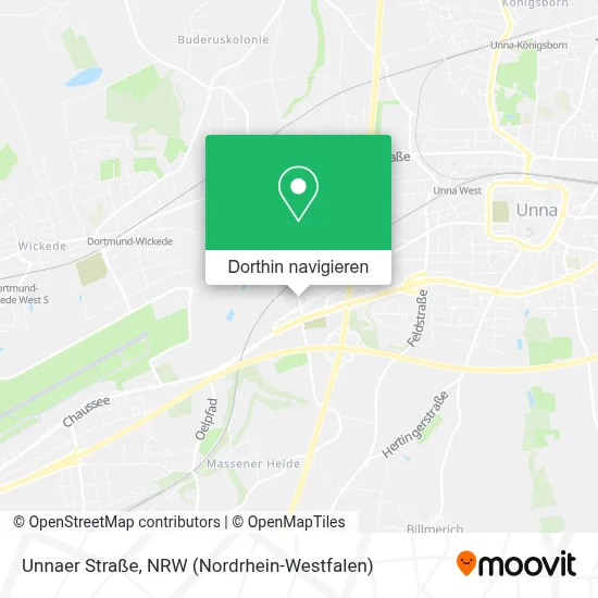 Unnaer Straße Karte