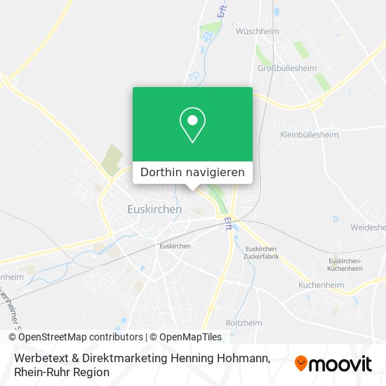 Werbetext & Direktmarketing Henning Hohmann Karte