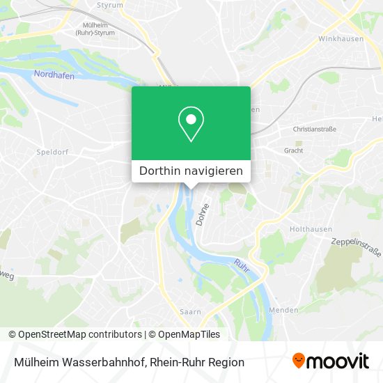 Mülheim Wasserbahnhof Karte